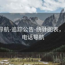 0149导航-追踪公告-统计图表，16114电话导航