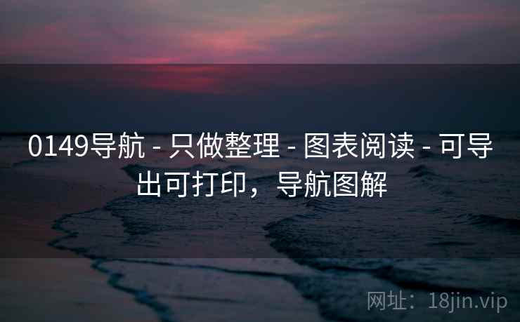 0149导航 - 只做整理 图表阅读 可导出可打印，导航图解  第2张